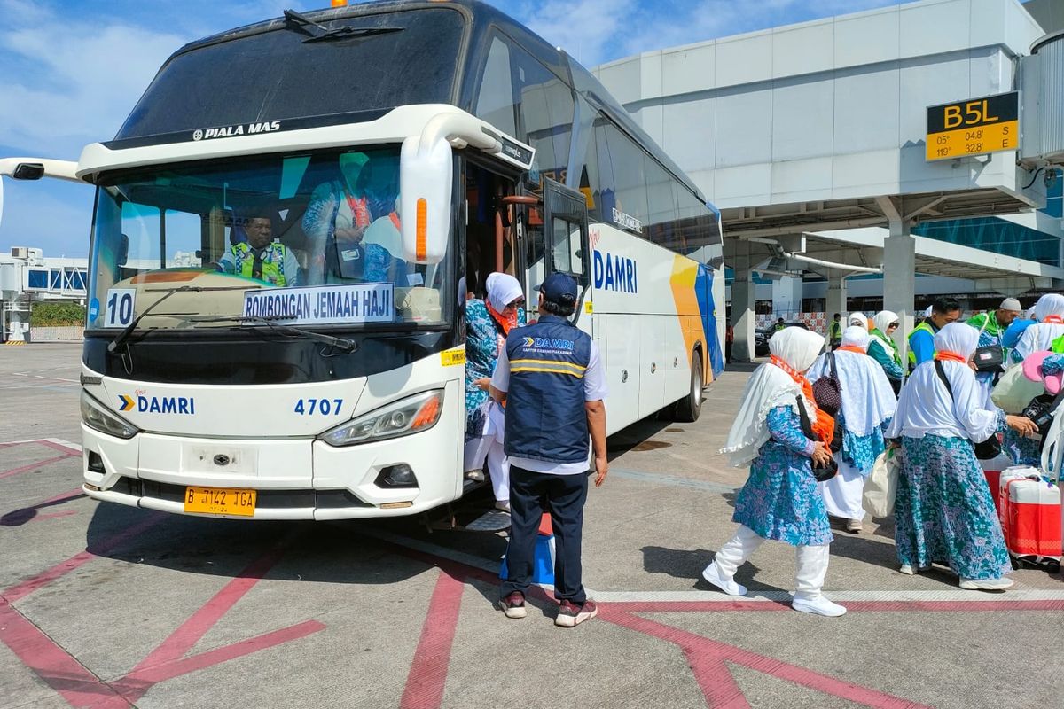 DAMRI Telah Layani 72.556 Jemaah Haji Keberangkatan 2026