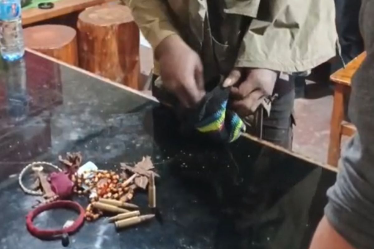 Roberth Wenda, amunisi, noken, Amunisi, Noken, Satgas Amankan KKB Roberth Wenda, Ada 6 Amunisi di Noken