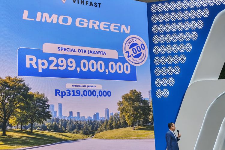 VinFast, Limo Green, IIMS 2026, VinFast Rilis Limo Green, Harga di IIMS Rp 299 Juta