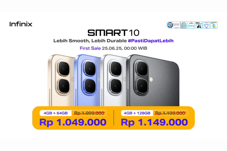 Infinix, Infinix Smart 10, Harga Infinix Smart 10 di Indonesia, Spesifikasi Infinix Smart 10 di Indonesia, spesifikasi Infinix Smart 10 di Indonesia, infinix, infinix smart 10, harga Infinix Smart 10 di Indonesia, Tabel Spesifikasi dan Harga Infinix Smart 10 di Indonesia