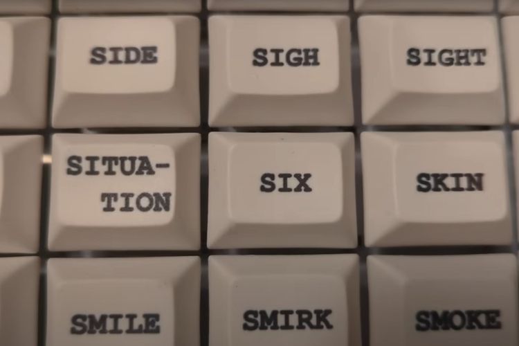 unik, YouTuber, keyboard, Keyboard Unik di Dunia Punya 1.020 Tombol, Tidak Pakai Simbol Huruf