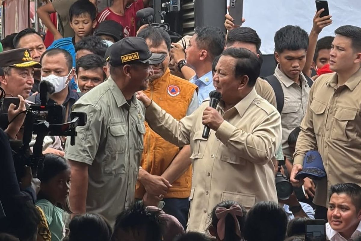 Prabowo Janji Ganti Rumah Warga yang Hanyut Akibat Bencana di Sumatera