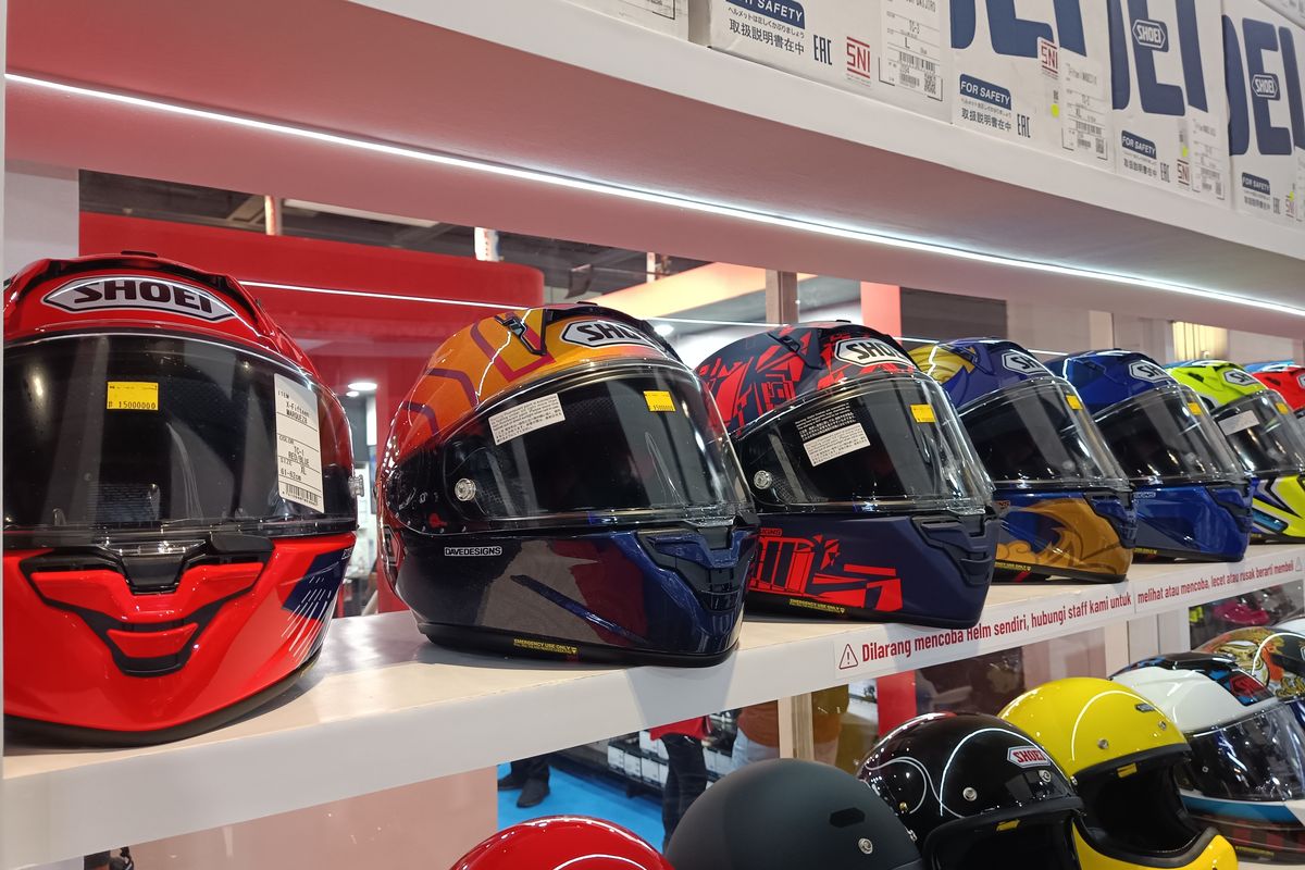 MotoGP, pebalap MotoGP, IMHAX 2025, Helm MotoGP, pebalap motogp, Helm Pebalap MotoGP di IMHAX 2025, mulai Rp 7 Jutaan