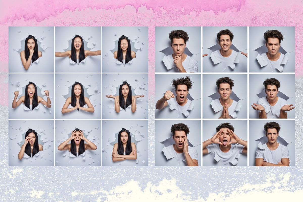 Gemini AI, prompt gemini AI, prompt edit foto gemini ai, 7 Prompt Gemini AI Edit Foto Viral Gaya Kertas Sobek Ala Photobooth dengan Berbagai Ekspresi