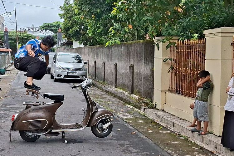 Vespa, Kisah Lahirnya Vespa, Desain Pengendara Dulu Baru Motor