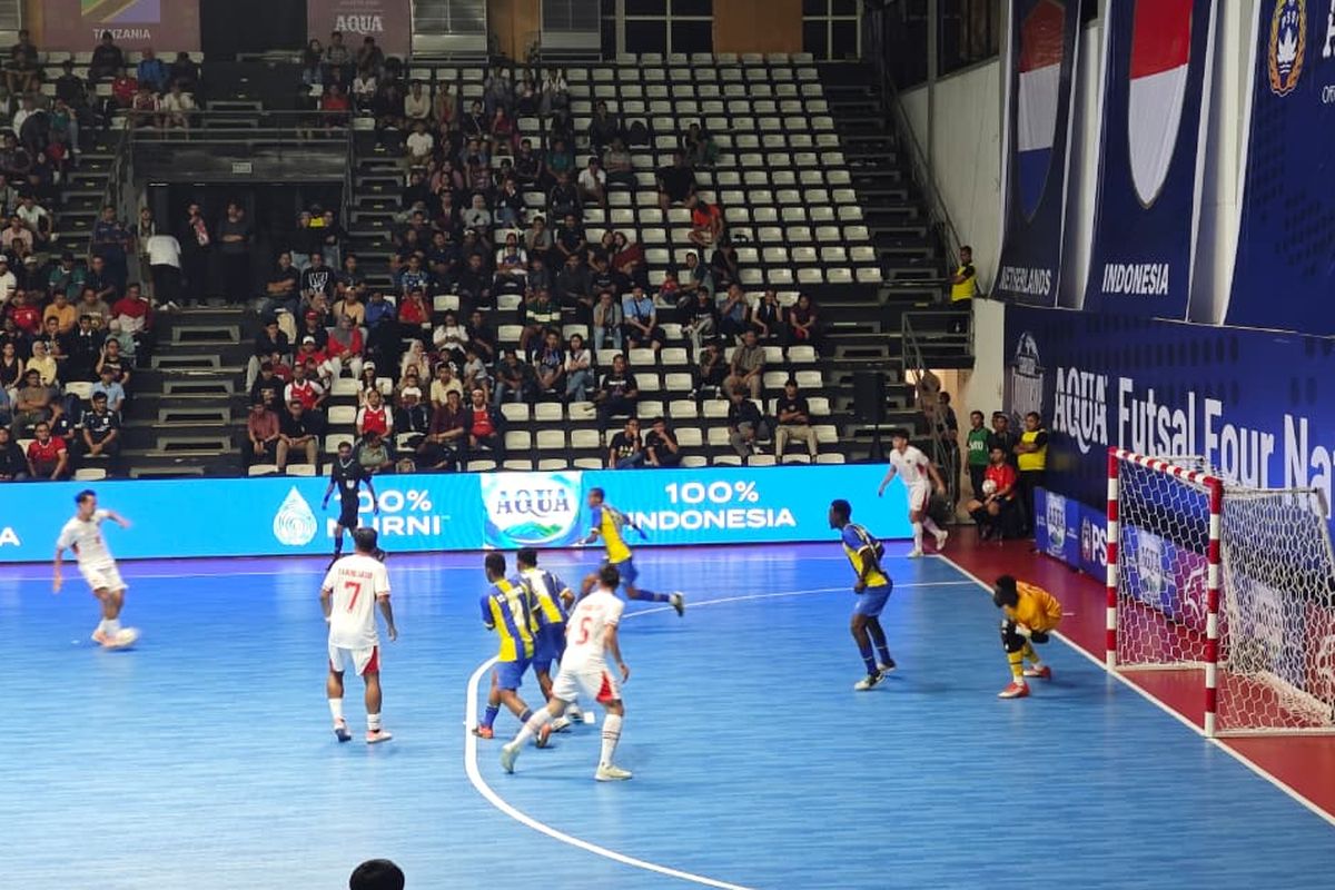 Timnas Futsal Indonesia, hasil timnas futsal Indonesia, Futsal Four Nations Cup 2025, Timnas futsal Indonesia vs Tanzania, Hasil Timnas Futsal Indonesia Vs Tanzania 7-1, Garuda Pesta Gol