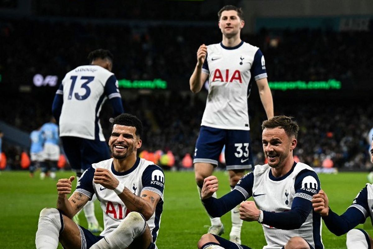 Manchester City, Liga Inggris, Premier League, Tottenham Hotspur, Pep Guardiola, Thomas Frank, Manchester City vs Tottenham Hotspur, jadwal man city vs spurs, kick-off manchester city, line-up manchester city vs tottenham, Jadwal Manchester City vs Tottenham Hotspur, Kenangan Spurs Bantai The Citizens Empat Gol