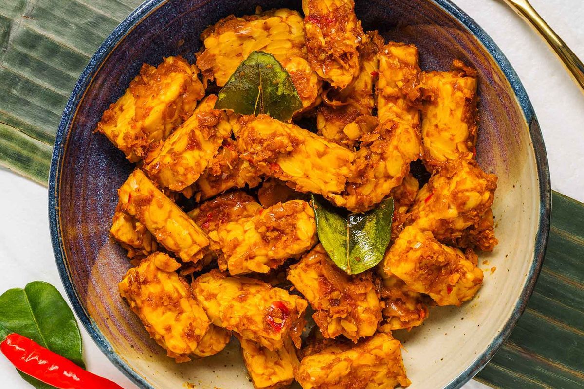 tempe, Resep, tempe bali, Resep Tempe Bali Vegan yang Tinggi Protein dan Bebas Kolesterol