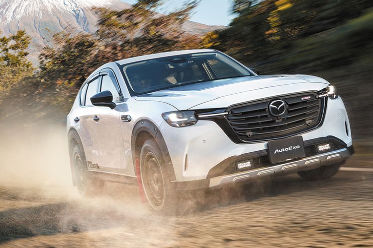 CX-60, Mazda, reli, Tokyo Auto Salon 2026, AutoExe Tawarkan Paket Modifikasi Mazda CX-60 Bergaya Rally Look