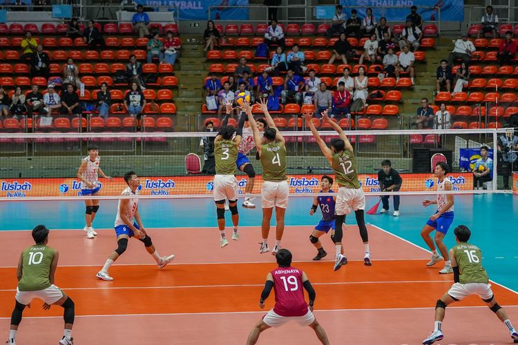 SEA Games 2025, Indonesia vs Thailand, hasil final voli putra, Rivan Nurmulki, medali emas, Hasil Final Voli Putra SEA Games 2025: Indonesia Raih Medali Perak