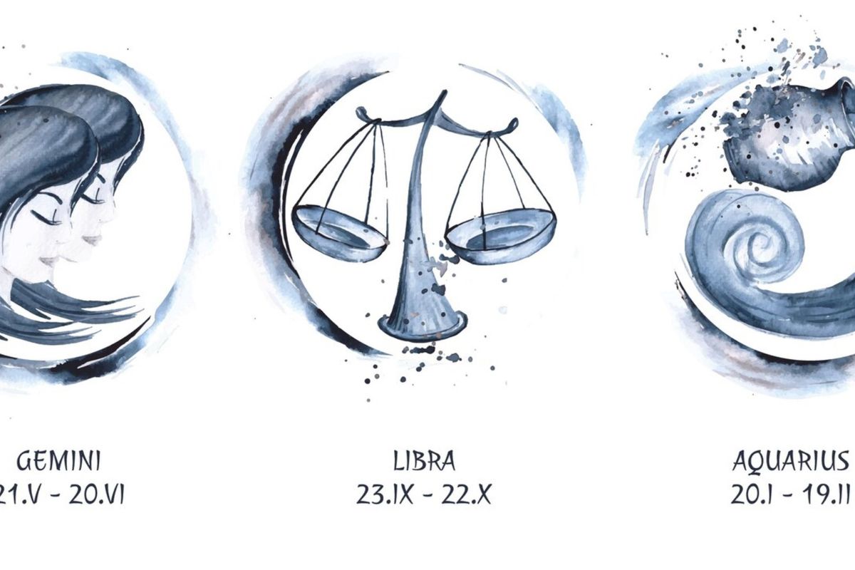 elemen udara, Gemini, Libra, Aquarius, Zodiak Berelemen Udara: Gemini, Libra, dan Aquarius, Apa Sifat Khasnya?