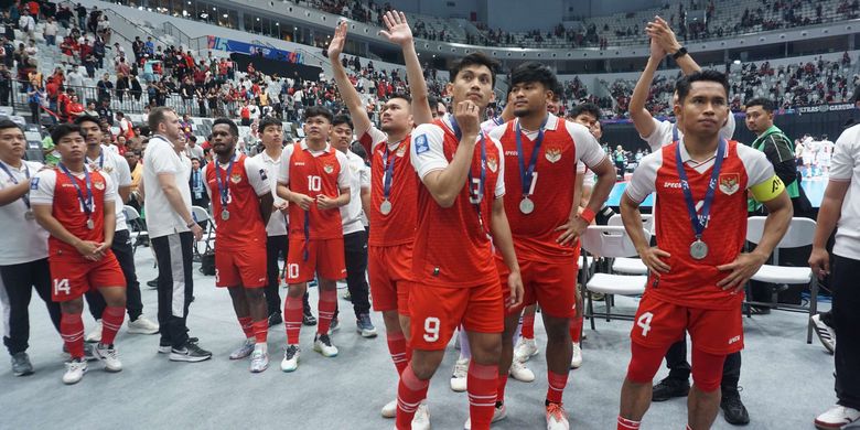 Hector Souto, Rizky Ridho, Indonesia, Timnas, Piala Asia Futsal, timnas futsal, Asnawi Mangkualam, Sandy Walsh, Piala Asia Futsal 2026, Timnas Futsal Indonesia, Respons Rizky Ridho soal Kegagalan Timnas Futsal Indonesia Juara Piala Asia Futsal 2026
