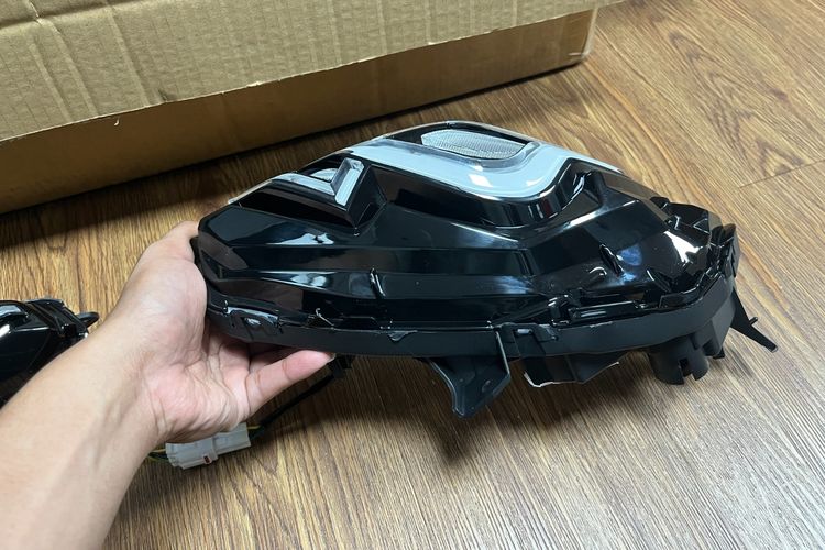 lampu rem, mika lampu, Modifikasi motor, lampu motor, Lampu Rem Baru Bergaya Futuristik, Hadirkan Teknologi LED Canggih