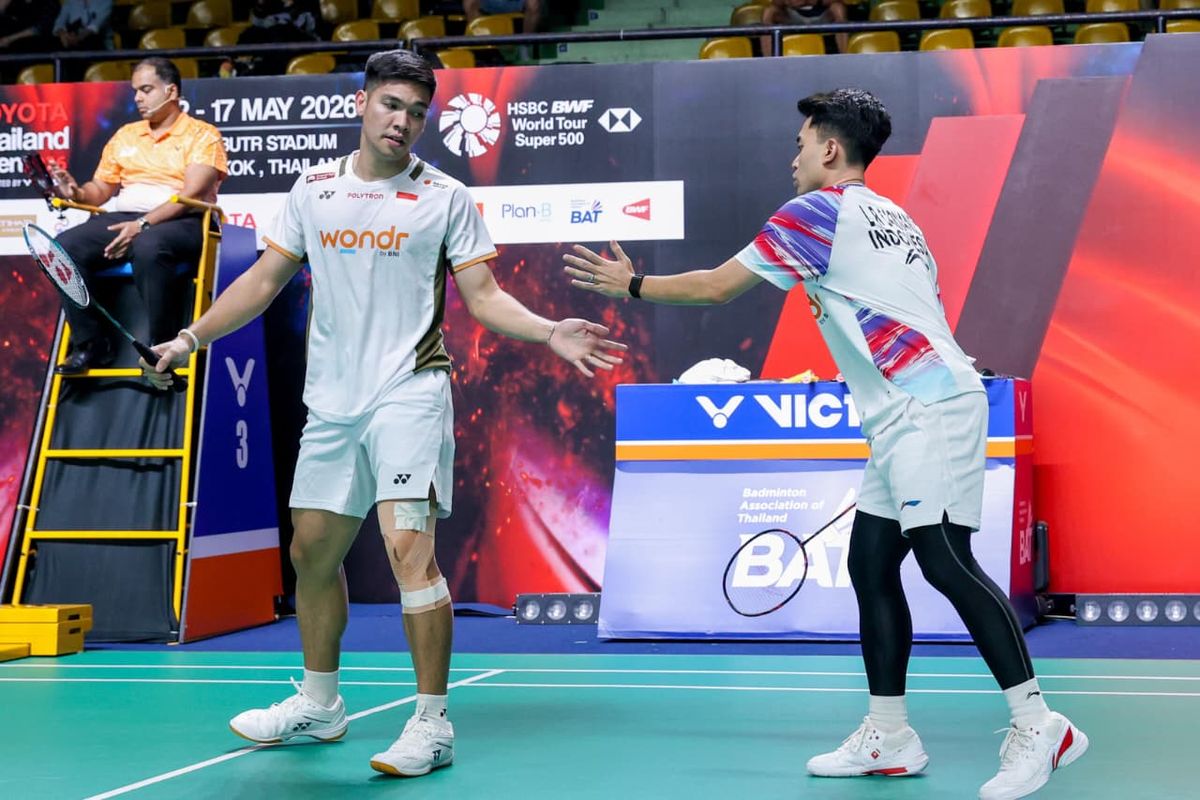 Thailand Open 2026, Isyana Syahira Meida, Leo Rolly Carnando, Daniel Marthin, perempat final Thailand Open 2026, Link Live Streaming Thailand Open 2026: Dua Wakil Indonesia Beraksi