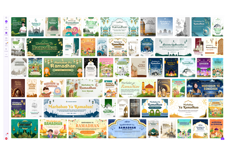 Ramadhan, Canva, Canva Pro, Template Canva, Marhaban, bulan puasa, Canva Pangkas Harga Langganan 
