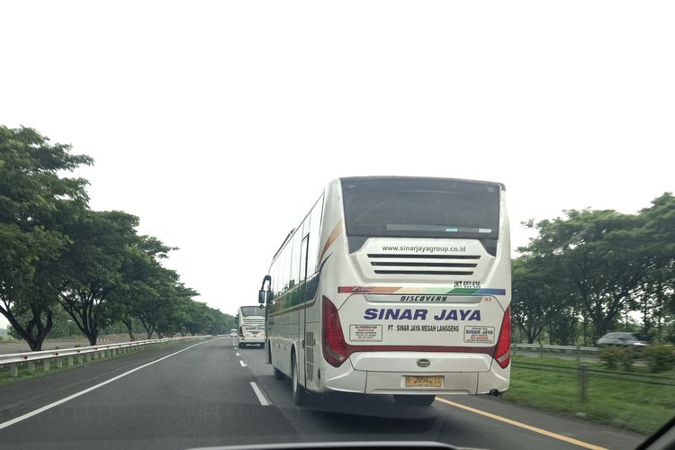 PO Sinar Jaya, tuslah, Tiket Bus Sinar Jaya Mulai Naik Jelang Puncak Arus Mudik Lebaran 2026