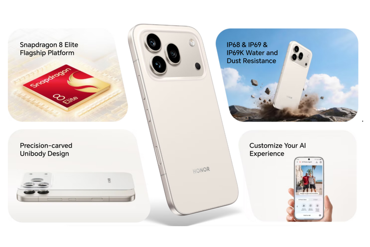 Honor, Honor 600 Pro, Honor 600, Snapdragon 7 Gen 4, Snapdragon 8 Elite, HP Honor Mirip iPhone 17 Pro Max Siap Rilis 23 April