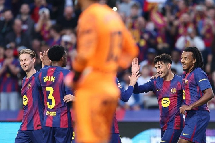 Barcelona, liga champions, Hasil Liga Champions, La Masia, Olympiacos, Barcelona vs Olympiacos, Skor Barcelona Vs Olympiacos 6-1: Kontroversi VAR dan Jasa La Masia