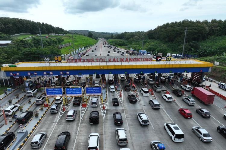 arus balik, contraflow, one way, Update Arus Balik: 86 Persen Kendaraan Sudah Masuk Jakarta