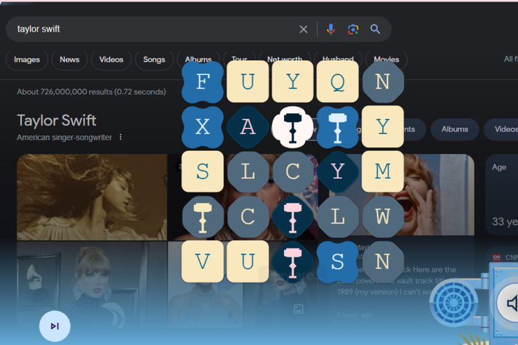 Google, easter egg, google search, Taylor Swift, Swift, TikTok, Swifties, the life of a showgirl, TS12, album TS12, ts12 album taylor swift, konfeti, Taylor Swift Umumkan Album The Life of a Showgirl, Google dan TikTok Hujan Konfeti Oranye