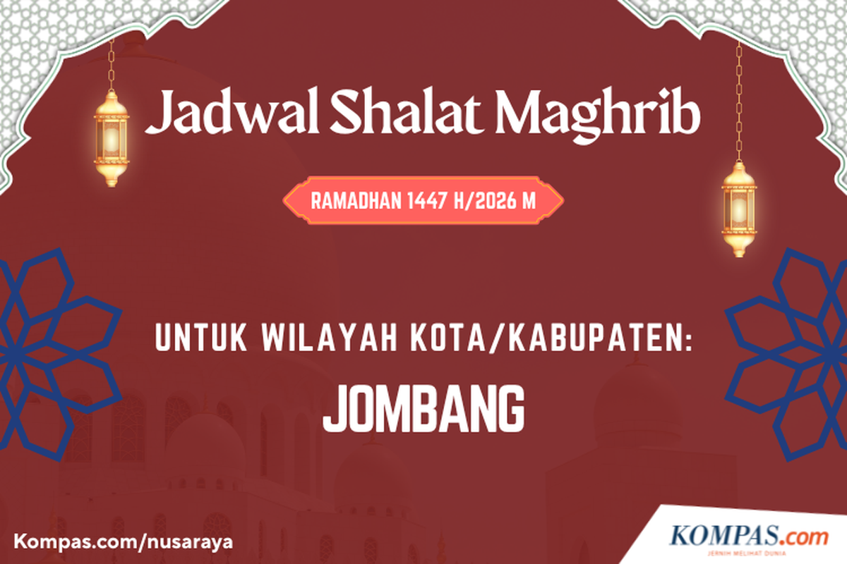 Jadwal shalat Maghrib, Jombang, jadwal shalat Maghrib Jombang, Ramadhan 2026, Jadwal Shalat Maghrib Jombang Selama Ramadhan 2026