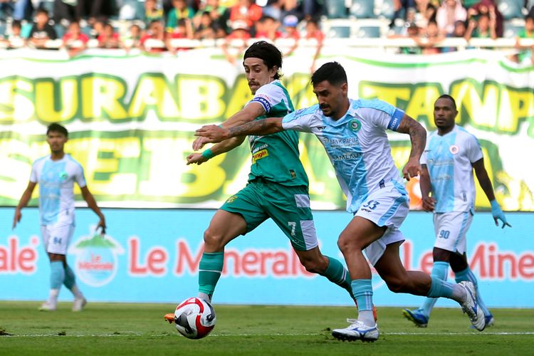 Persebaya, Super League, Persik, Malik Risaldi, Hasil Persebaya Vs Persik 5-0, Bajul Ijo Berpesta