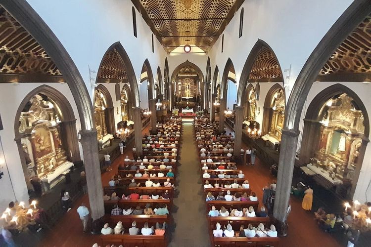 Madeira, Katedral Funchal, Portugal, pernikahan cristiano ronaldo, lokasi pernikahan Cristiano Ronaldo, Cristiano Ronaldo dan Georgina, Intip Megahnya Katedral Funchal, Lokasi Pernikahan Cristiano Ronaldo dan Georgina