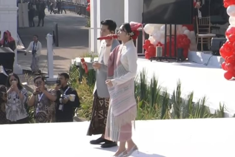 Isyana Sarasvati, Rossa, Gibran Rakabuming Raka, istana merdeka, upacara bendera, Cakra Khan, wastra nusantara, HUT ke-80 RI, upacara 17 agustus 2025, Wapres Gibran hingga Isyana Tampil dengan Wastra Nusantara di Upacara HUT Ke-80 RI