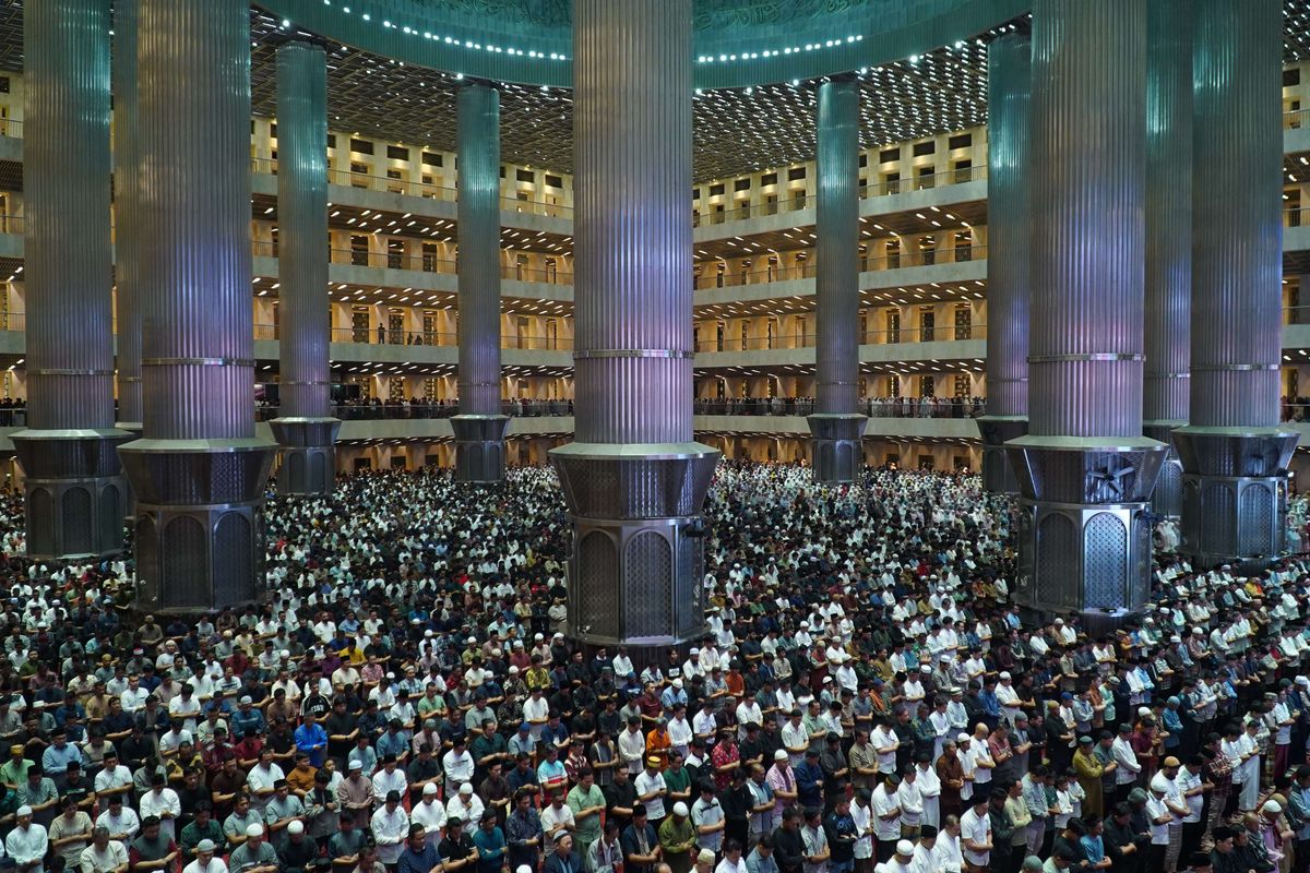 parkir, Idul Fitri, Masjid Istiqlal, Lokasi Parkir Masjid Istiqlal saat Shalat Idul Fitri 1 Syawal 1447 H