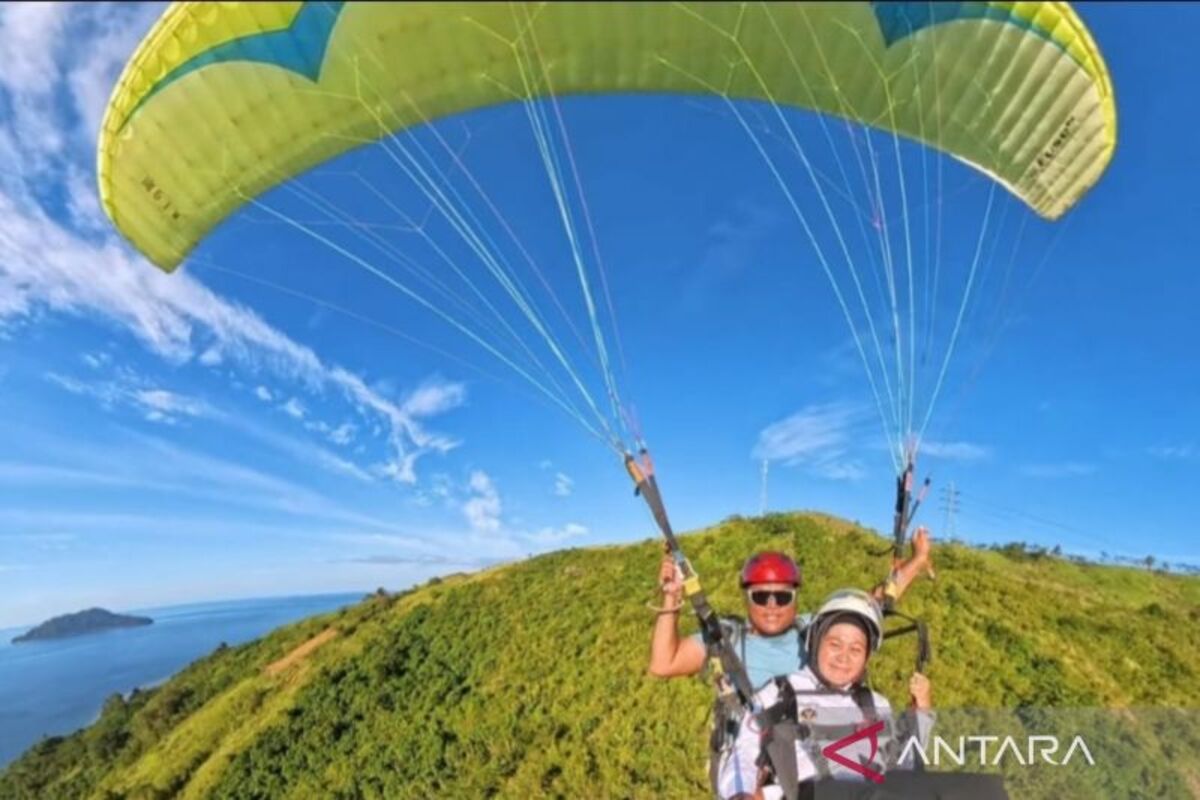 paralayang, Puncak Dunu, sport tourism, Paralayang di Puncak Dunu Jadi Daya Tarik Baru Gorontalo Utara