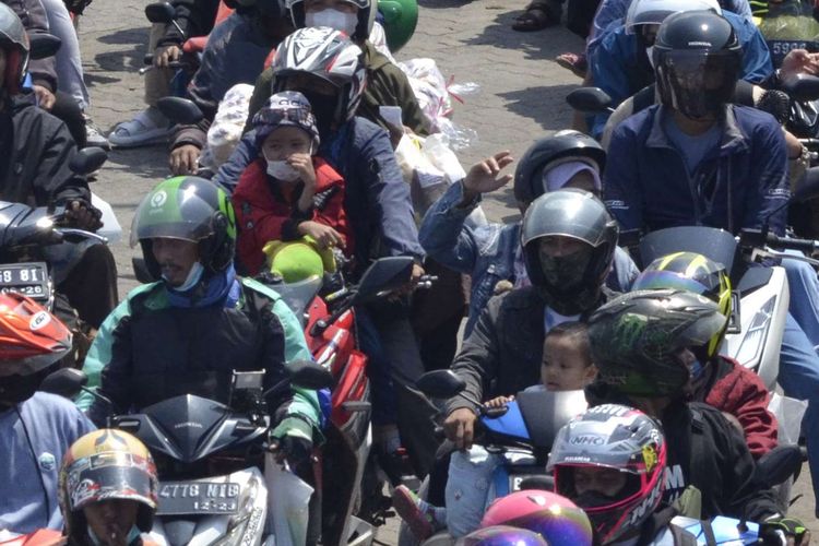 sepeda motor, risiko, mudik, Sering Dianggap Praktis, Mudik dengan Motor Berisiko Tinggi