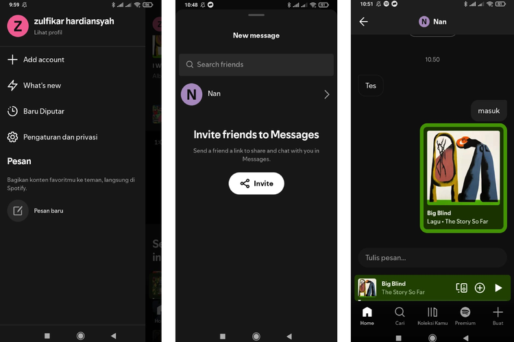 Spotify, chat Spotify, cara chat di Spotify, Pesan Spotify, Message Spotify, Cara chat di Spotify, Ramai Fitur Chat Spotify Sudah Bisa Dicoba di Indonesia, Begini Caranya