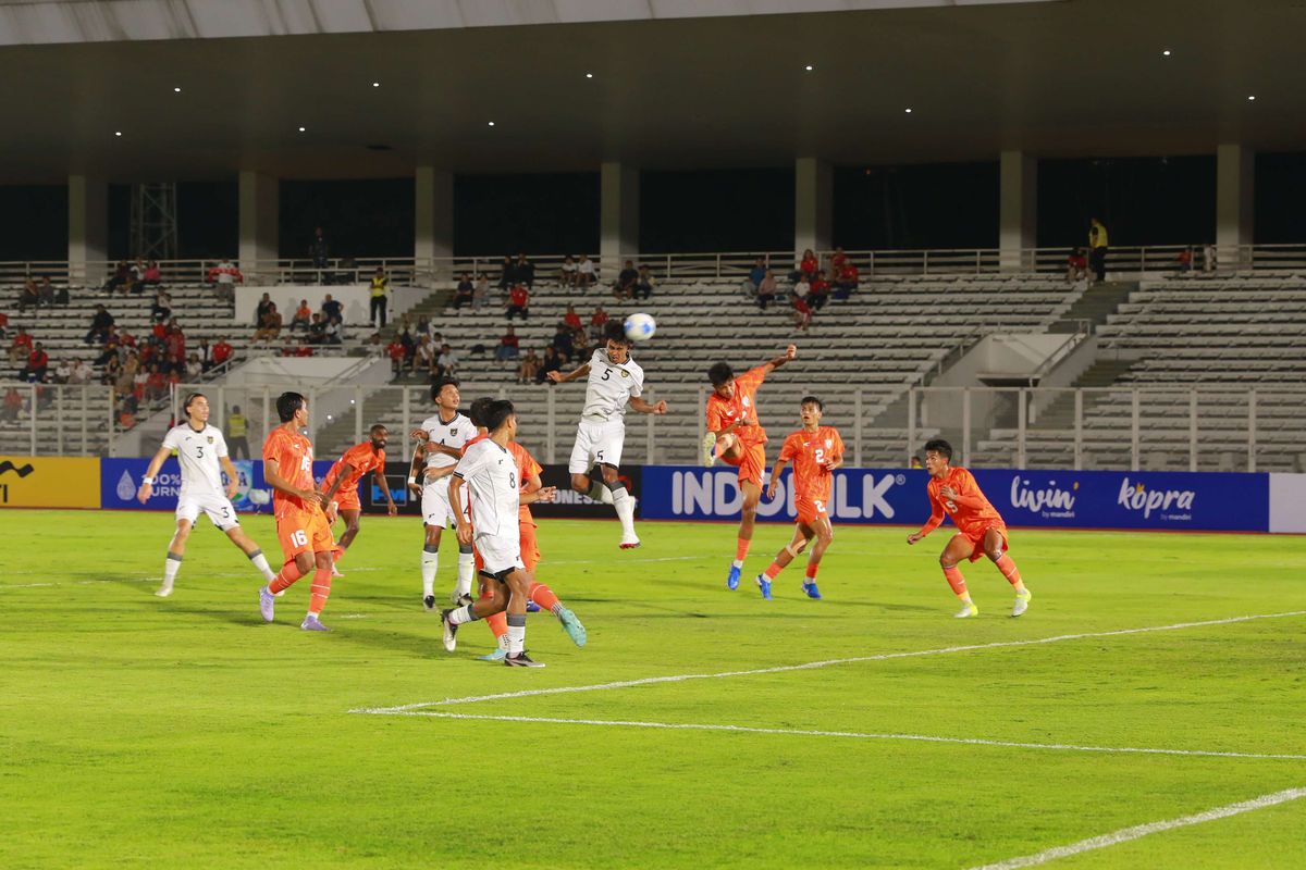 pssi, SEA Games, Timnas U23 Indonesia, Timnas U22 Indonesia, SEA Games 2025, Indra Sjafri, sea games 2025 thailand, Wigi Pratama, hasil timnas u23 indonesia vs india, skor timnas u23 indonesia vs india, Skor Timnas U23 Indonesia Vs India 1-1: Talenta Persik Curi Perhatian Indra Sjafri