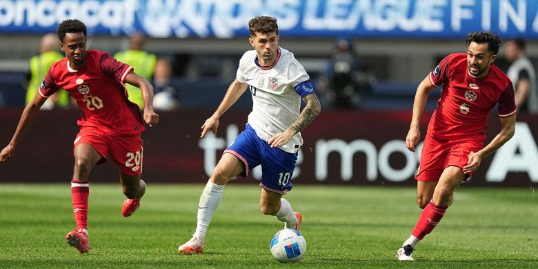 Christian Pulisic, Piala Dunia 2026, AC Milan, CONCACAF, Piala Dunia, Mauricio Pochettino, Alami Paceklik Gol, Christian Pulisic Yakin Bangkit di Piala Dunia 2026
