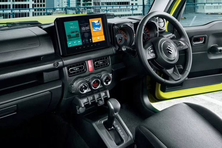 Head Unit, jimny, Suzuki, pembaruan, adaptive cruise control, Suzuki Jimny Facelift Meluncur: Desain Sama, Punya Fitur Baru
