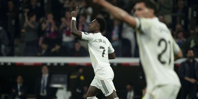 Vinicius Junior, Real Madrid, Florentino Perez, LaLiga, Setia Bersama Real Madrid, Vinicius Junior: Saya Ingin Tinggal di Sini Seumur Hidup