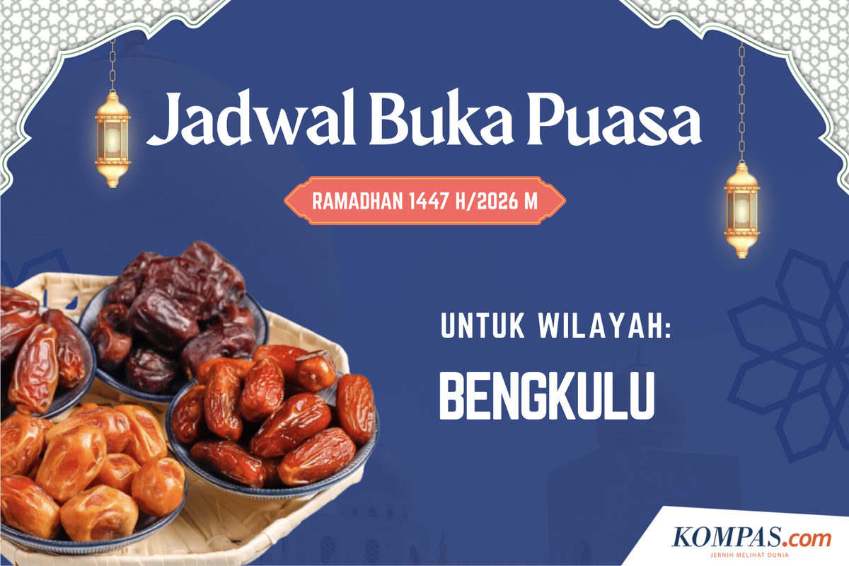 Ramadhan 2026, Jadwal Buka Puasa Bengkulu dan Sekitarnya Lengkap Selama Ramadhan 2026