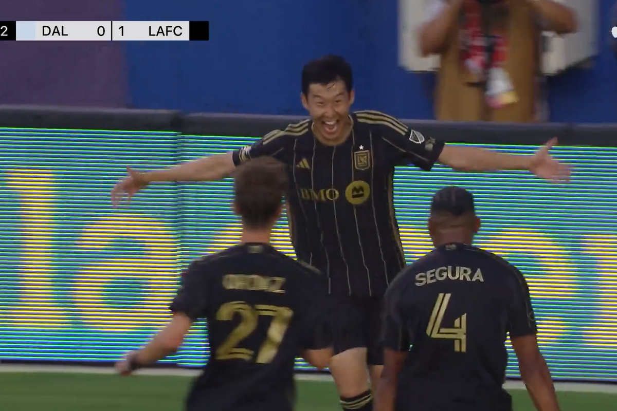 los angeles fc, Son Heung-min, LAFC, FC Dallas vs LAFC, Hasil FC Dallas Vs LAFC 1-1, Son Heung-min Cetak Gol Debut Lewat Tendangan Bebas