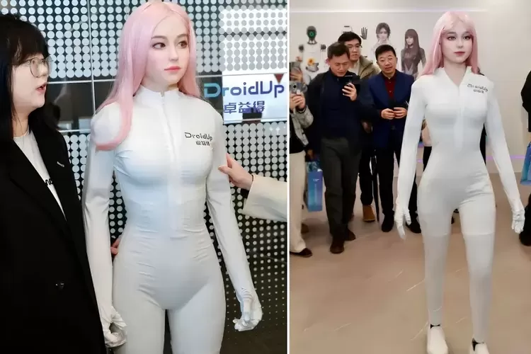 robot, robot humanoid, China Bikin Robot Berwajah Cantik, Sangat Mirip Manusia