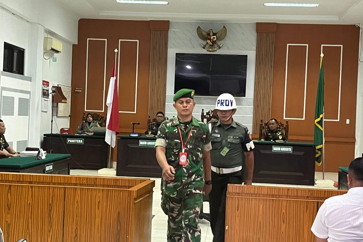 penganiayaan pelajar, Sertu Riza Pahlivi, tni aniaya pelajar deli serdang, TNI aniaya pelajar Medan, pengadilan militer 1-02 medan, Prajurit TNI Divonis 10 Bulan Penjara di Kasus Kematian Pelajar SMP: Hakim Nilai Kelalaian, Bukan Kekerasan