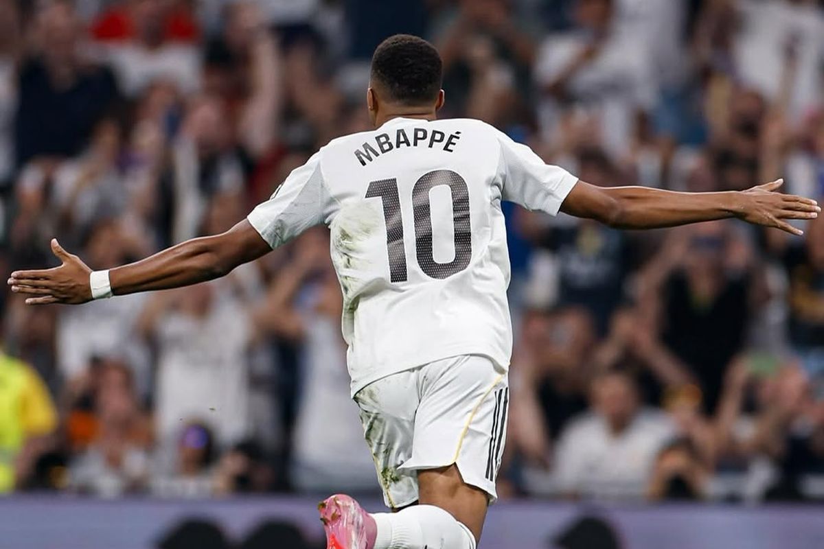 Real Madrid, Kylian Mbappe, Liga Spanyol, Osasuna, Hasil Pertandingan, Klasemen La Liga Spanyol, La Liga, Real Madrid vs Osasuna, Franco Mastantuono, Franco Mastantuono debut di Real Madrid, Hasil Real Madrid Vs Osasuna 1-0, 3 Poin Perdana Lewat Penalti Mbappe