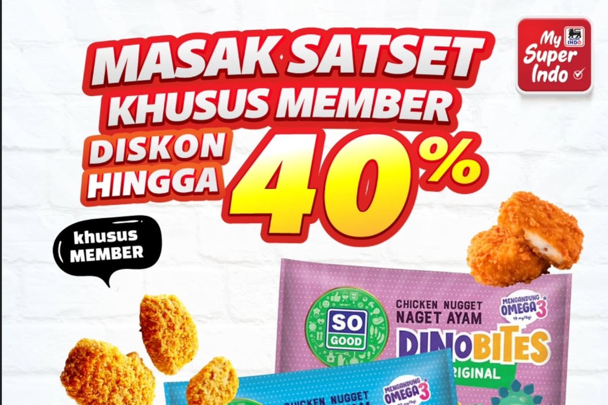 Superindo, Promo Superindo, Promo Superindo Hari Ini 6 Februari 2026, Ada Diskon hingga 40 Persen, 1. Beli Banyak Lebih Untung, 2. Spesial Imlek Super Fresh (hingga 11 Februari), 3. Isi Keranjang untuk yang Tersayang (hingga 11 Februari), 4. Masak Satset (hingga 11 Februari), 5. Glow-Up, 6. Susu Hemat Stok Ramadan, 7. Rayakan Murahnya Ramadan Meriah, 8. Serba Murah Ramadan Meriah