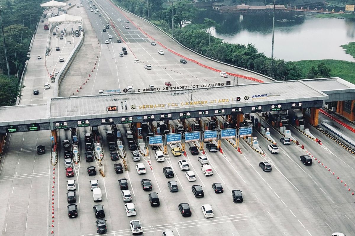 Transjawa, GT Cikampek, arus balik, Jasa Marga, Arus Balik Mulai Naik, 17.000 Kendaraan Sudah Mengarah ke Jakarta