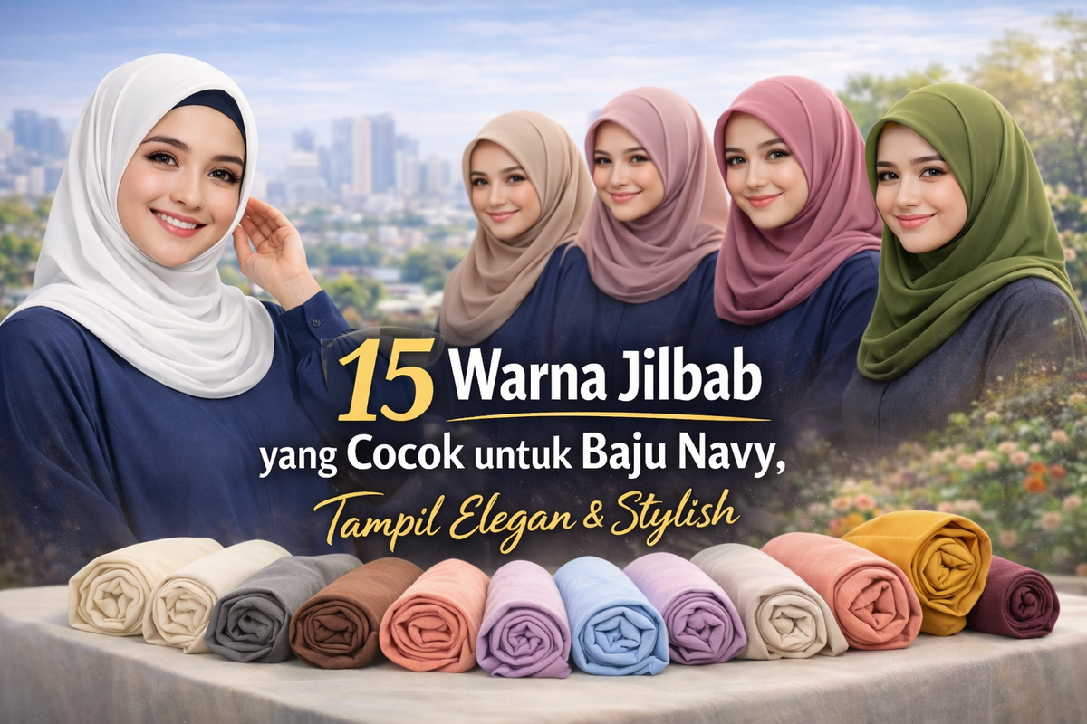 15 Warna Jilbab yang Cocok untuk Baju Navy, Tampil Elegan dan Stylish, Baju Navy Cocok dengan Jilbab Warna Apa?, Mengapa Warna Navy Mudah Dipadukan?, Warna Jilbab Netral yang Cocok untuk Baju Navy, Warna Jilbab Earth Tone untuk Baju Navy, Warna Jilbab Pastel yang Serasi dengan Navy, Tips Memilih Warna Jilbab agar Tampilan Lebih Seimbang