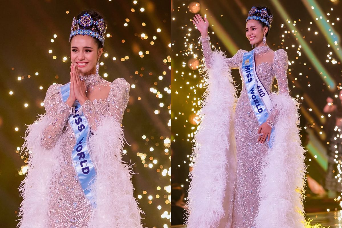 Opal Suchata, opal suchata, opal suchata chuangsri, opal suchata miss world, miss world 2025 lokasi, miss world 2025 kontestan, miss world 2025 juara, Opal Suchata Jadi Miss World 2025, Pertama Kalinya untuk Thailand