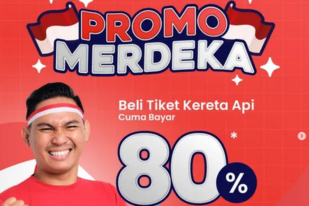 diskon tiket kereta api, diskon tiket kereta api 20 persen, Diskon Tiket Kereta Api 20 Persen Diperpanjang hingga 31 Agustus 2025, Cek Syarat dan Ketentuannya
