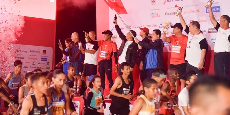 Borobudur, Borobudur Marathon, Menpora, Erick Thohir, Kemenpora, Gubernur Jawa Tengah, Gubernur, Ahmad Luthfi, borobudur marathon 2025, Gubernur Jateng Beri Apresiasi, Ingin Borobudur Marathon Jadi Ikon Maraton Dunia