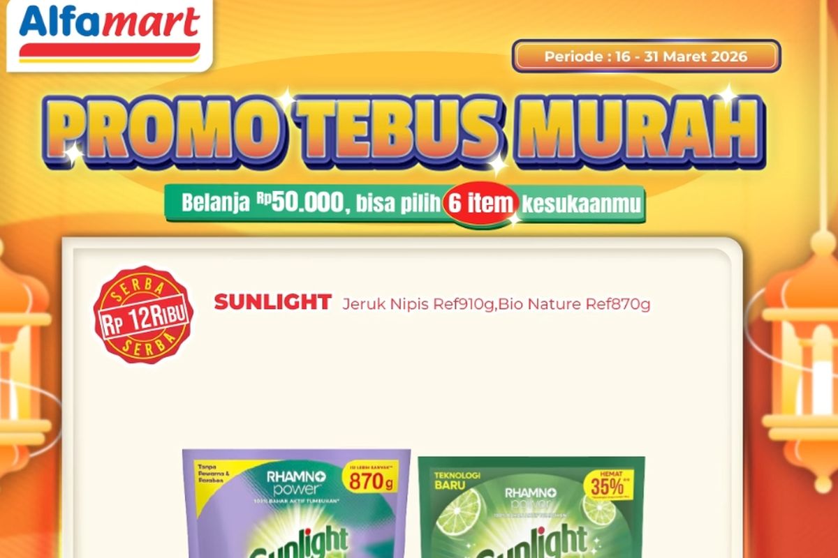 Alfamart, promo Alfamart, Promo Alfamart Hari Ini 31 Maret 2026, Mi Instan Masih Harga Diskon, 1. Paling Murah Sejagat (hari ini terakhir), 2. Promo Gantung (hingga 2 April), 3. Serba Gratis (hari ini terakhir), 4. Promo Potongan Belanja (hari ini terakhir), 5. Ice Cream Fair (hari ini terakhir), 6. Noodle Fair (hari ini terakhir), 7. Powder Milk Fair (hari ini terakhir), 8. Kebutuhan Dapur Bunda (hari ini terakhir), 9. Promo Tebus Murah (hari ini terakhir)