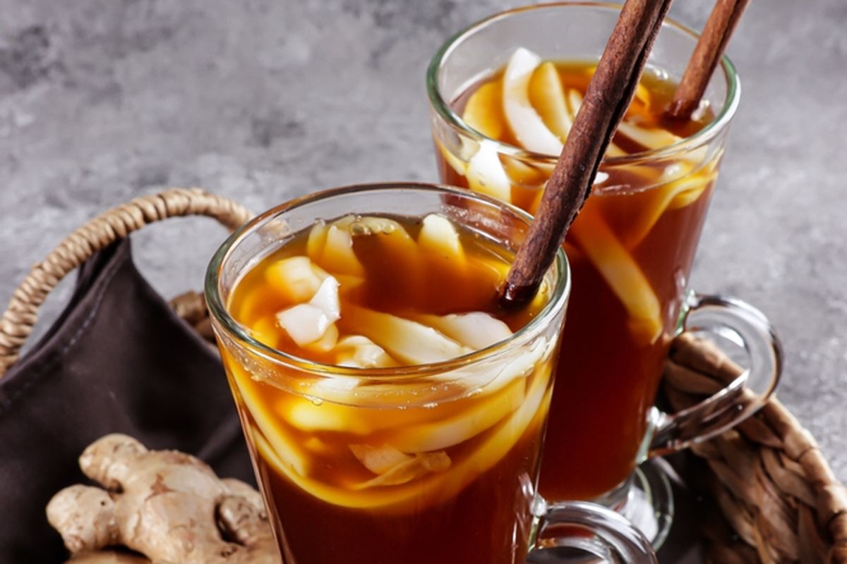 minuman tradisional, minuman hangat, bandrek jahe merah, Resep Bandrek Jahe Merah, Hangatkan Badan Saat Musim Hujan