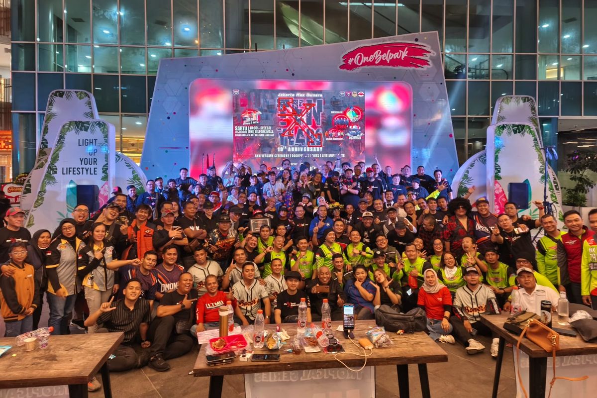 komunitas, Yamaha, rolling, modifikasi, Komunitas, yamaha, Jakarta Max Owner Rayakan 1 Dekade Bertema MaxiFestXelebration